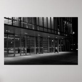 Caminata nocturna urbana en Tokio - Impresión foto