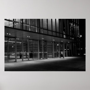 Caminata nocturna urbana en Tokio - Impresión foto
