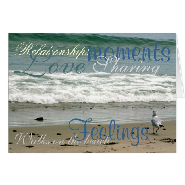 Caminatas por la playa (Anverso (Horizontal))