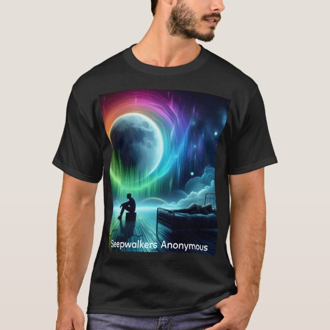 Caminatas sonoras camiseta anónima masculina (Anverso)