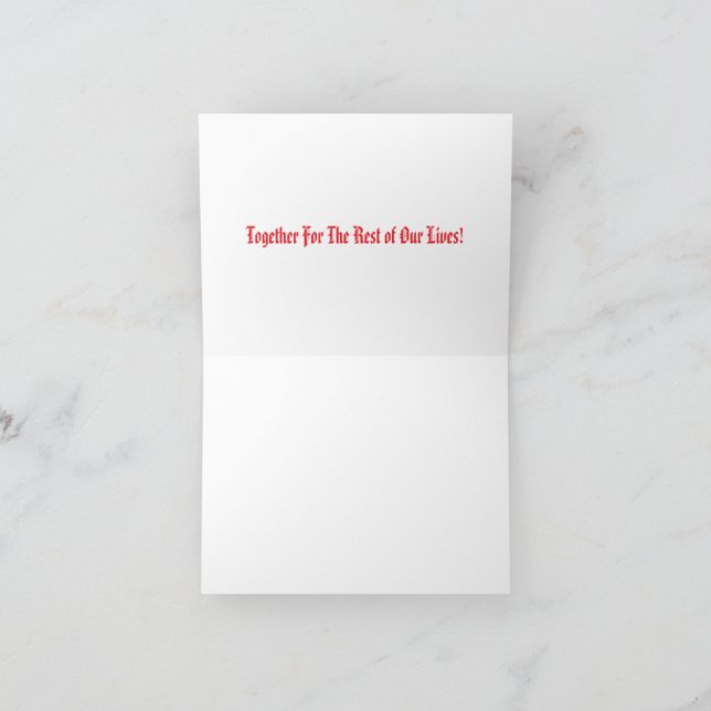 Caminemos... tarjetas especiales de San Valentín (Interior)