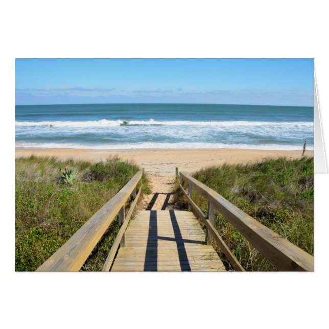 Camino a la playa (Anverso (Horizontal))
