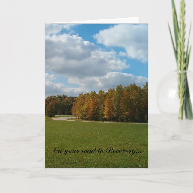 Camino a la tarjeta de la recuperación (Anverso)