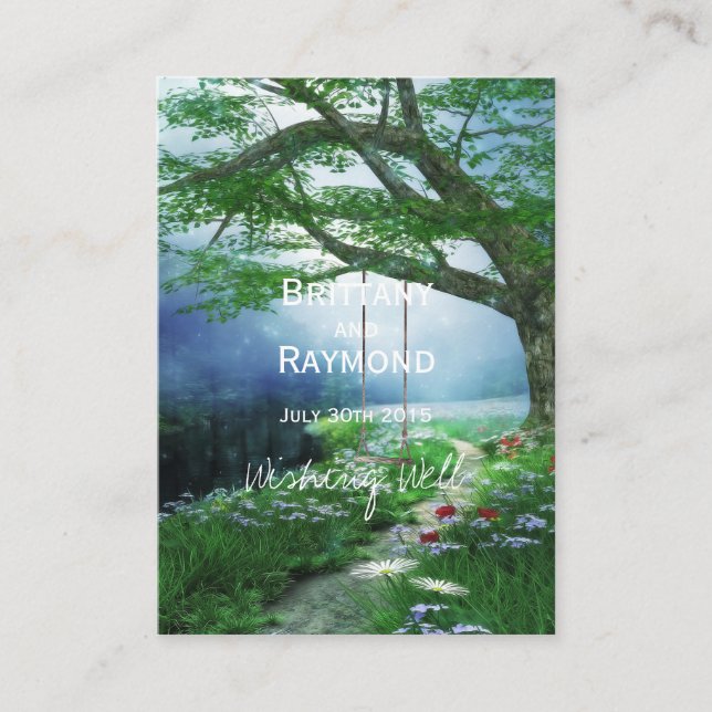 CAMINO A LA TARJETA DE REGALO DE MADERA PARA SIEMP (Anverso)