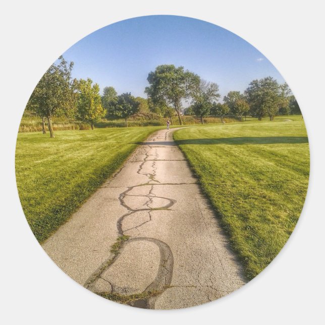 Camino a los pegatinas del parque (Anverso)