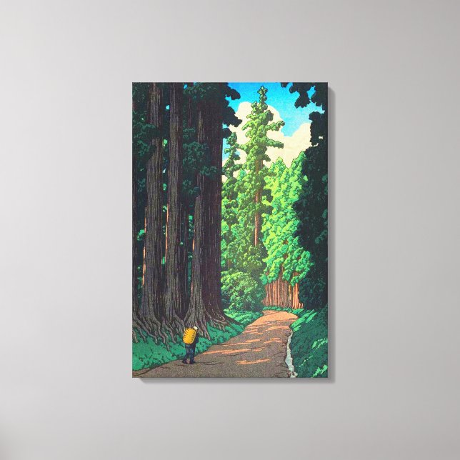 Camino a Nikko por el arte japonés Kawase Hasui (Anverso)