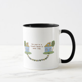camino a su amigo - taza