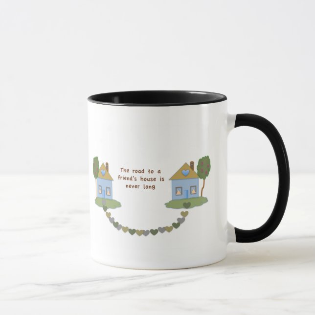 camino a su amigo - taza (Derecha)