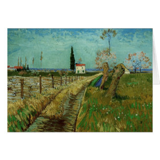 Camino a través del campo con Willows, Vincent van
