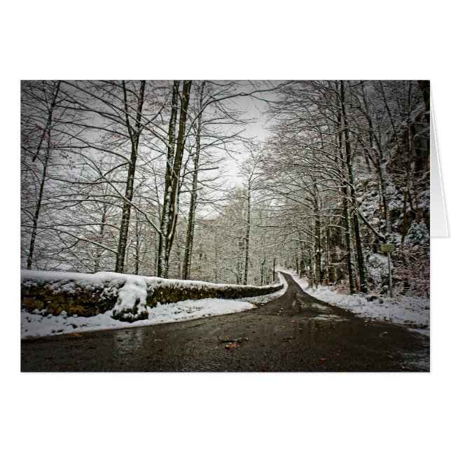 Camino al futuro - Tarjeta de felicitación (Anverso (Horizontal))