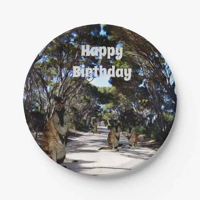 Camino Australiano de Wallaby, Platos de Papel (Anverso)