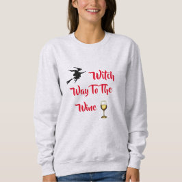Camino de bruja a la sudadera de Halloween para la