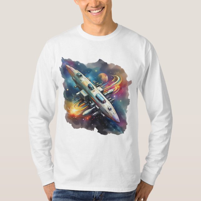 Camino de Gravity - Camiseta de viaje cósmico (Anverso)