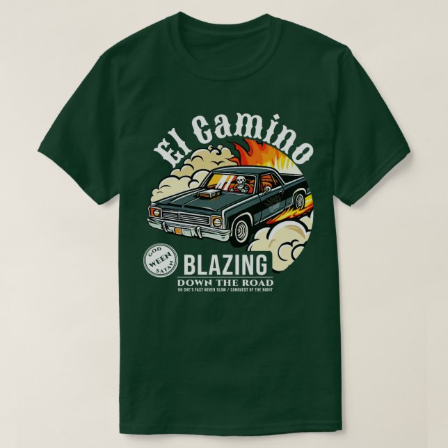 Camino de la camiseta oscura (Diseño del anverso)