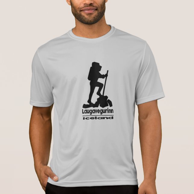 Camino de Laugavegurinn - Islandia - Camiseta (Anverso)