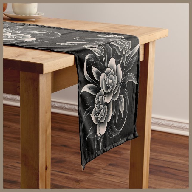 Camino De Mesa Corto Abstracción encapsulada (Abstraction Encapsulated Short Table Runner
)