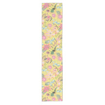 Amarillo floral de glamour