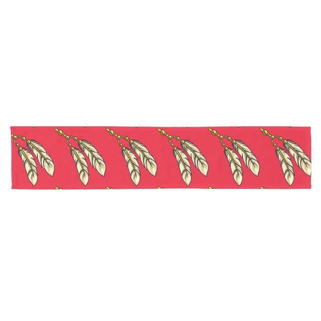 Camino De Mesa Corto Apache Feathers Thunder_Cove (Horizontal)