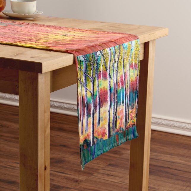 Camino De Mesa Corto Aspen Resumen Tablerunner (In Situ)