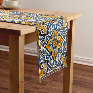 Camino De Mesa Corto Azulejo Español de Talavera