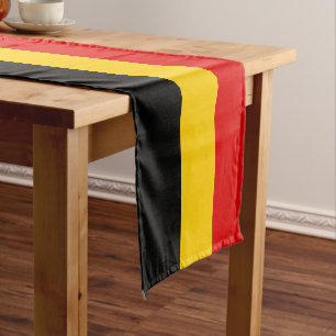 Camino De Mesa Corto Bandera de Bélgica