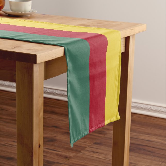 Camino De Mesa Corto Bandera de Camerún (In Situ)