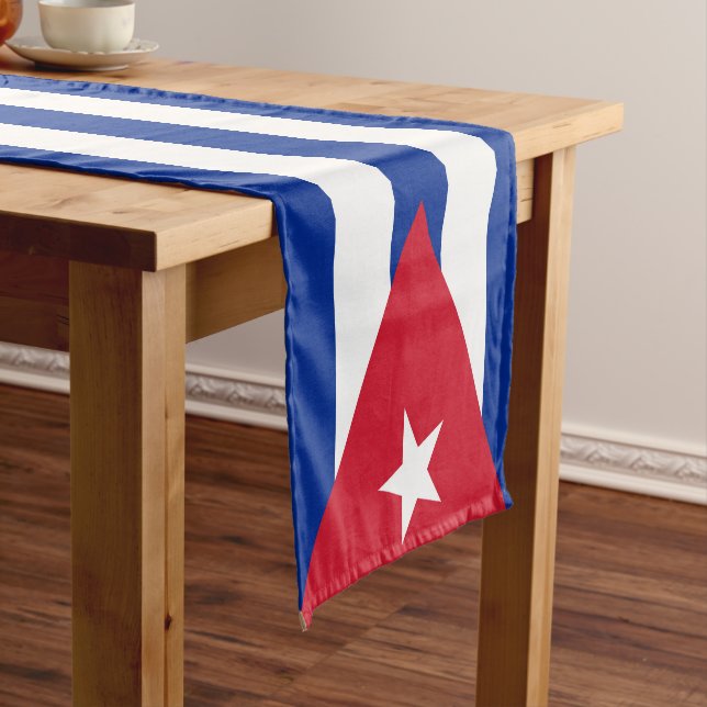 Camino De Mesa Corto Bandera de Cuba (In Situ)