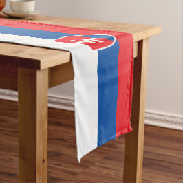 Camino De Mesa Corto Bandera de Eslovaquia