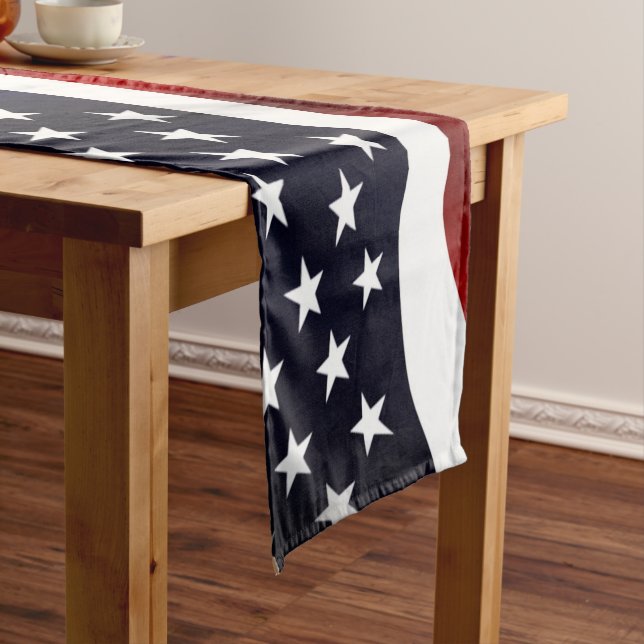 CAMINO DE MESA CORTO BANDERA DE LOS ESTADOS UNIDOS DE AMÉRICA (In Situ)