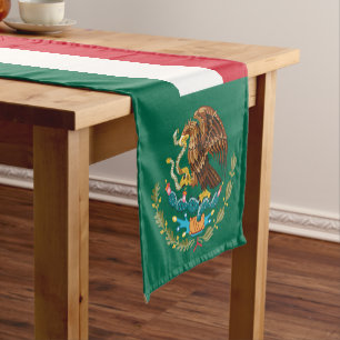 Camino De Mesa Corto Bandera mexicana y viajes a México, hinchas de vac