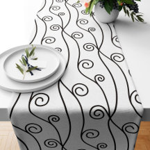 Black and White Swirls 