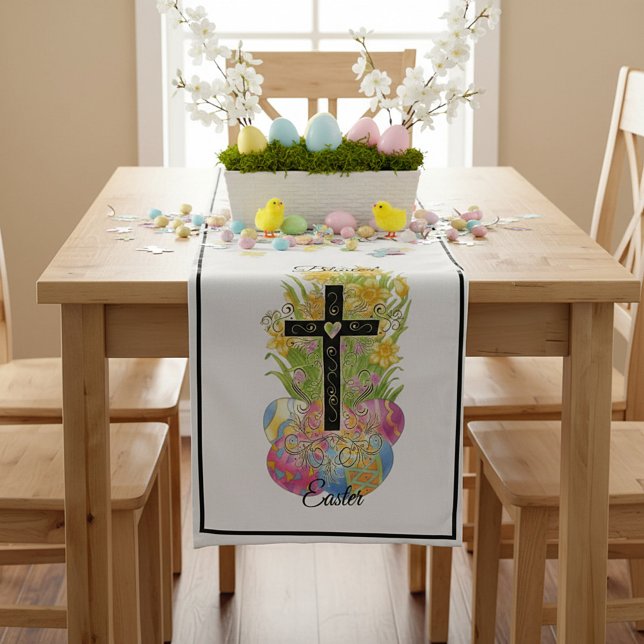 Camino De Mesa Corto Blessed Easter Short Table Runner (Subido por el creador)