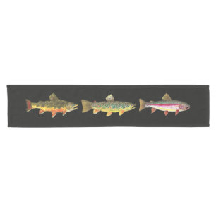 Camino De Mesa Corto Brook, Brown y Rainbow Trout