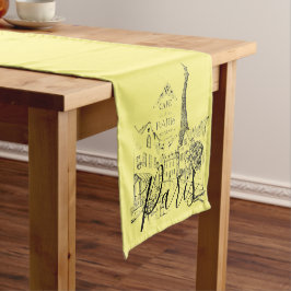 Camino De Mesa Corto Cafe Paris Short Table Runner