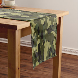 Camino De Mesa Corto Camuflaje Euro Spring