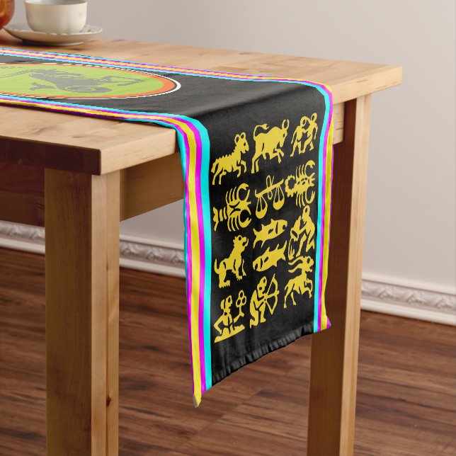 Camino De Mesa Corto Capricorn Table Runner (In Situ)