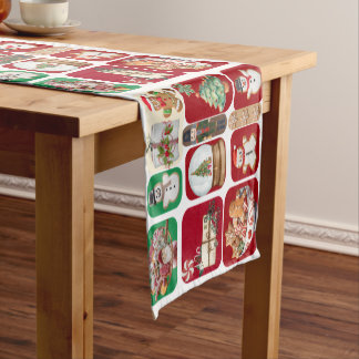 Camino De Mesa Corto Christmas Tablerunner 