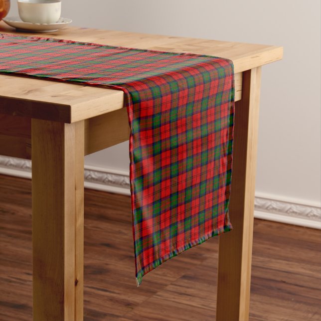 Camino De Mesa Corto Clan MacDuff Tartan Plaid (In Situ)