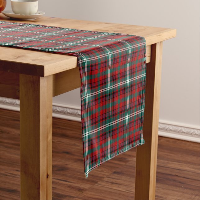 Camino De Mesa Corto Clan Maguire Tartan Pattern Placa irlandesa (In Situ)