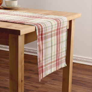 Camino De Mesa Corto Clan Stewart Tartan
