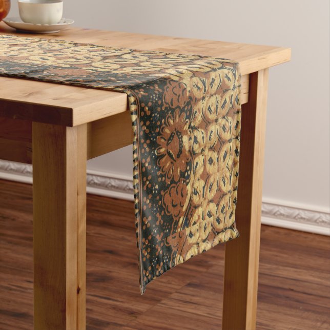 Camino De Mesa Corto Coffee Bean Earthy Boho Rustic (In Situ)