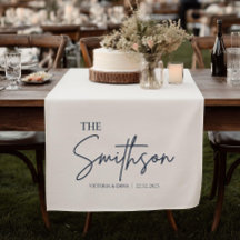 Corredor de mesa de boda personalizado, personaliz
