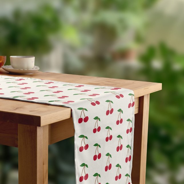 Camino De Mesa Corto Corredor de mesa de cerezo (Cherry Table Runner)