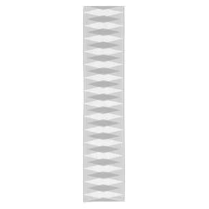 Camino De Mesa Corto Corredor de mesa gris moderno de mediados de siglo