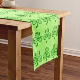 Camino De Mesa Corto Corredora de la Mesa Celtic Shamrock St. Patrick's