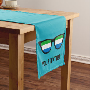 Camino De Mesa Corto Corredoras de mesa personalizado de Sierra Leona S