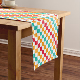 Camino De Mesa Corto Cozy classroom diagonal checkerboard pattern