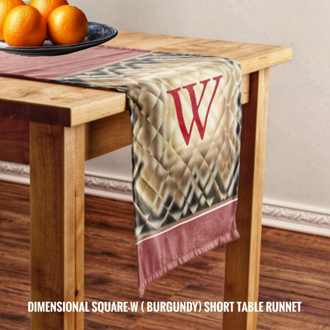 Camino De Mesa Corto Cuadrado-W dimensional (Subido por el creador)