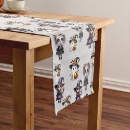Camino De Mesa Corto Cute Halloween