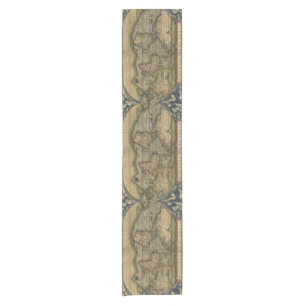 Camino De Mesa Corto Diseño histórico del Atlas del Mapa Mundial de la 